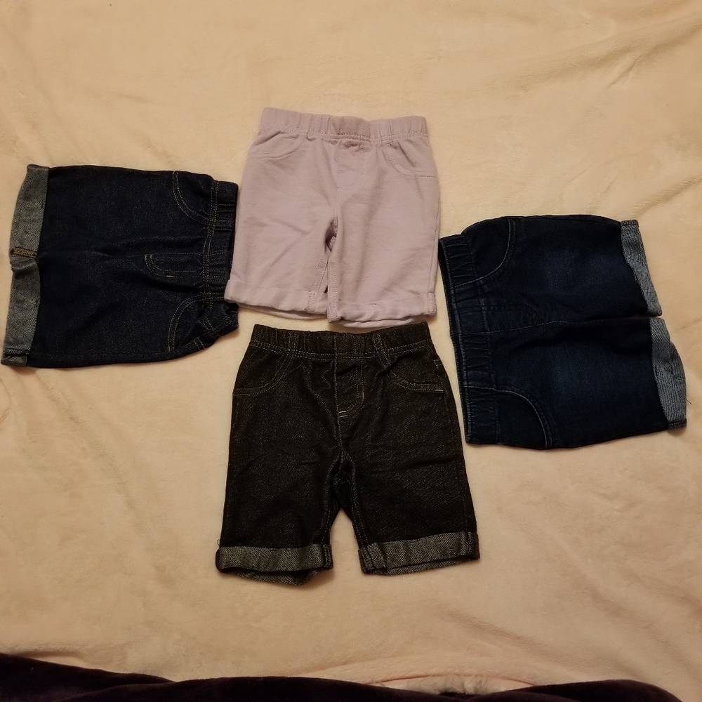 Bundle 4pcs Jumping Beans & 365 Kids Denim Size 4 Girls